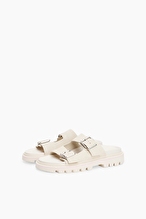 Tommy Jeans Kadın Double Strap Sandal Suede Terlik EN0EN02797ACG
