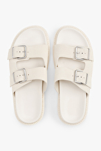 Tommy Jeans Kadın Double Strap Sandal Suede Terlik EN0EN02797ACG