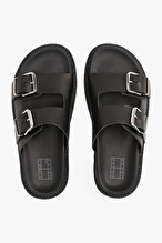 Tommy Jeans Kadın Double Strap Sandal Terlik EN0EN02753BDS