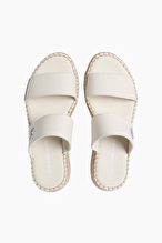 Calvin Klein Jeans Kadın Sporty Rope Mg Lth Webbing Terlik YW0YW01704AEO