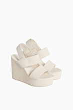 Calvin Klein Jeans Kadın Wedge Sandal WebbIng In Sandalet YW0YW01790AEO