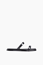 Calvin Klein Kadın Double Bar Slide Jelly Terlik HW0HW02417BEH