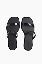 Calvin Klein Kadın Double Bar Slide Jelly Terlik HW0HW02417BEH