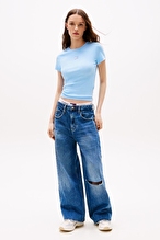 Tommy Jeans Kadın Tişört DW0DW17881