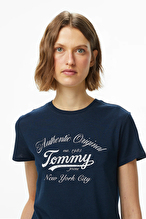 Tommy Jeans Kadın Tişört DW0DW21404
