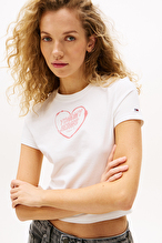 Tommy Jeans Kadın Tişört DW0DW21390