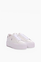 Calvin Klein Kadın Flatform Laceup Lth Met Ayakkabı YW0YW019290LC