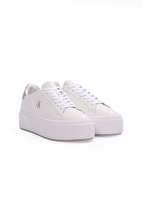 Calvin Klein Kadın Flatform Laceup Lth Met Ayakkabı YW0YW019290LC