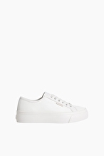 Calvin Klein Jeans Kadın Vulc Flatform Laceup Lth Ayakkabı YW0YW01932YAJ