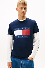 Tommy Jeans Erkek Tişört DM0DM22645
