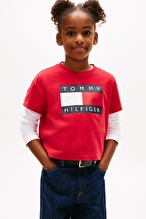 Tommy Hilfiger Kız Çocuk Tişört KG0KG09289