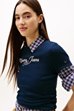 Tommy Jeans Kadın Tişört DW0DW21838
