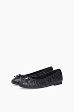 Tommy Hilfiger Kadın Quilted Ballerina Ayakkabı FW0FW09264BDS