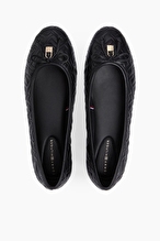 Tommy Hilfiger Kadın Quilted Ballerina Ayakkabı FW0FW09264BDS