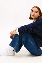 Tommy Hilfiger Kadın Sporty Cupsole Corp Ayakkabı FW0FW09025YBS