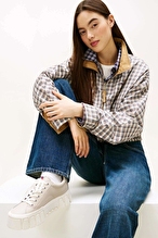 Tommy Jeans Kadın Vulc Flatform Leather Ayakkabı EN0EN03008ABY