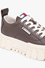 Tommy Jeans Kadın Vulc Flatform Leather Ayakkabı EN0EN03008GW1