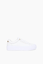 Tommy Hilfiger Kadın Platform Sneaker Tumbled Ltr Ayakkabı FW0FW09018YBS