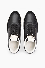 Tommy Hilfiger Kadın Monogram Mix Material Runner Ayakkabı FW0FW09267BDS