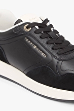Tommy Hilfiger Kadın Monogram Mix Material Runner Ayakkabı FW0FW09267BDS