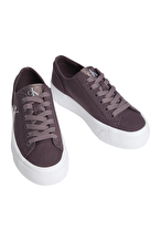 Calvin Klein Kadın Vulc Flatform Low Canvas Mg Ayakkabı YW0YW01763PD8