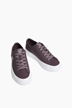 Calvin Klein Kadın Vulc Flatform Low Canvas Mg Ayakkabı YW0YW01763PD8