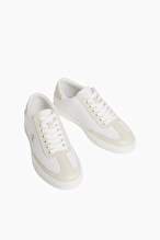 Calvin Klein Kadın Low Pro Cupsole Wt Canvas Mg Ayakkabı HW0HW031450HT