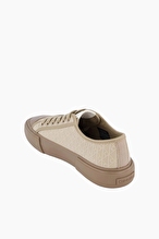 Calvin Klein Kadın Vulc Low Laceup Aop Canvas Ayakkabı HW0HW03142A04