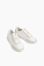 Calvin Klein Kadın Retro Runner Laceup Aop Nyl Ayakkabı HW0HW0299505Z