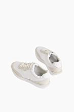 Calvin Klein Kadın Retro Runner Laceup Aop Nyl Ayakkabı HW0HW0299505Z
