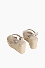 Calvin Klein Kadın Wedge Espadrille 70 Webbing Lth Sandalet HW0HW02901PDT