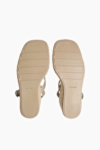 Calvin Klein Kadın Wedge Espadrille 70 Webbing Lth Sandalet HW0HW02901PDT