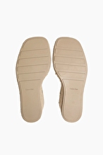Calvin Klein Kadın Wedge Espadrille 70 Webbing Lth Sandalet HW0HW02901BEH
