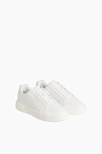 Calvin Klein Jeans Kadın Chunky Cupsole Laceup Lth Bt Aop Wn Ayakkabı YW0YW020360K7