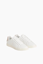 Calvin Klein Kadın Low Pro Cup Laceup Lth Moire Ayakkabı HW0HW028450K7
