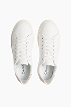 Calvin Klein Kadın Low Pro Cup Laceup Lth Moire Ayakkabı HW0HW028450K7