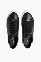 Calvin Klein Kadın Vulc Laceup Lth Moire Bt Ayakkabı HW0HW027470GK