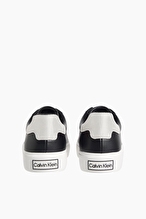 Calvin Klein Kadın Vulc Laceup Lth Moire Bt Ayakkabı HW0HW027470GK