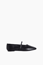 Calvin Klein Kadın Oblique Ballerina Mj Lth Hdw Ayakkabı HW0HW02847BEH