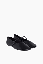 Calvin Klein Kadın Oblique Ballerina Mj Lth Hdw Ayakkabı HW0HW02847BEH