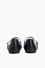 Calvin Klein Kadın Oblique Ballerina Mj Lth Hdw Ayakkabı HW0HW02847BEH