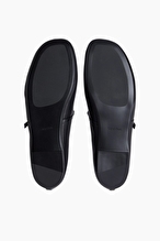 Calvin Klein Kadın Oblique Ballerina Mj Lth Hdw Ayakkabı HW0HW02847BEH