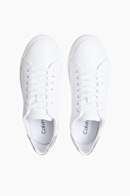 Calvin Klein Kadın Low Pro Cupsole Laceup Lth Met Ayakkabı HW0HW028460K8