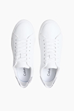 Calvin Klein Kadın Low Pro Cupsole Laceup Lth Met Ayakkabı HW0HW028460K8