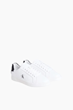 Calvin Klein Kadın Low Pro Cupsole Laceup Lth Moire Ayakkabı HW0HW0284501W