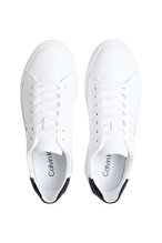 Calvin Klein Kadın Low Pro Cupsole Laceup Lth Moire Ayakkabı HW0HW0284501W