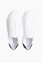 Calvin Klein Kadın Low Pro Cupsole Laceup Lth Moire Ayakkabı HW0HW0284501W