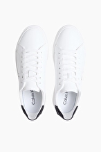 Calvin Klein Kadın Low Pro Cupsole Laceup Lth Moire Ayakkabı HW0HW0284501W