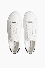 Calvin Klein Kadın Vulc Laceup Lth Moire Bt Ayakkabı HW0HW027470K5