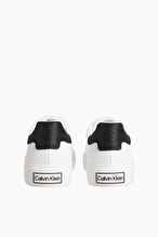 Calvin Klein Kadın Vulc Laceup Lth Moire Bt Ayakkabı HW0HW027470K5